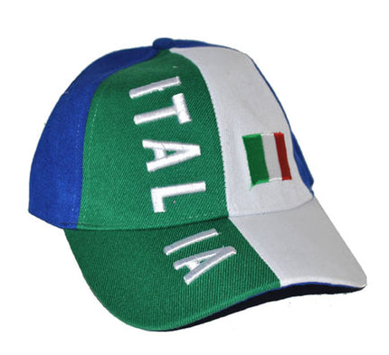 casquette de baseball italie/italia