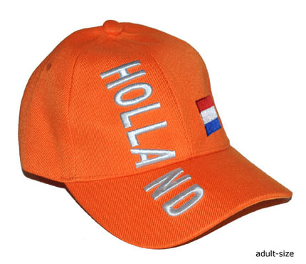 casquette baseball hollande pays bas orange
