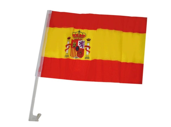 drapeau pour voiture espagne 30x45cm