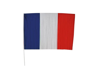 drapeau france avec baguette 60x90cm