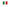 drapeau italie 60x90cm avec bâton
