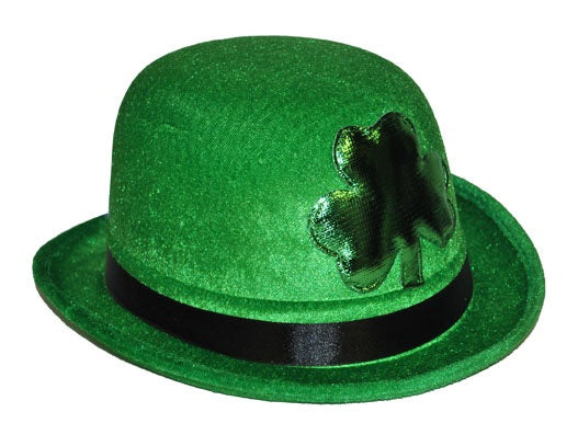 chapeau melon saint patrick feutrine vert