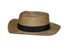 chapeau canotier bandeau noir adulte 30x9cm