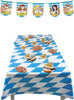Nappe Oktoberfest bleue et blanche