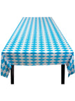 Nappe Oktoberfest bleue et blanche