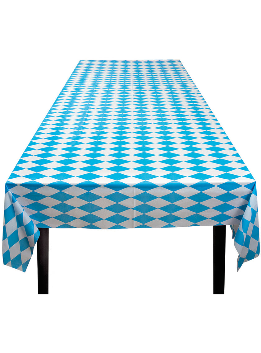 Nappe Oktoberfest bleue et blanche