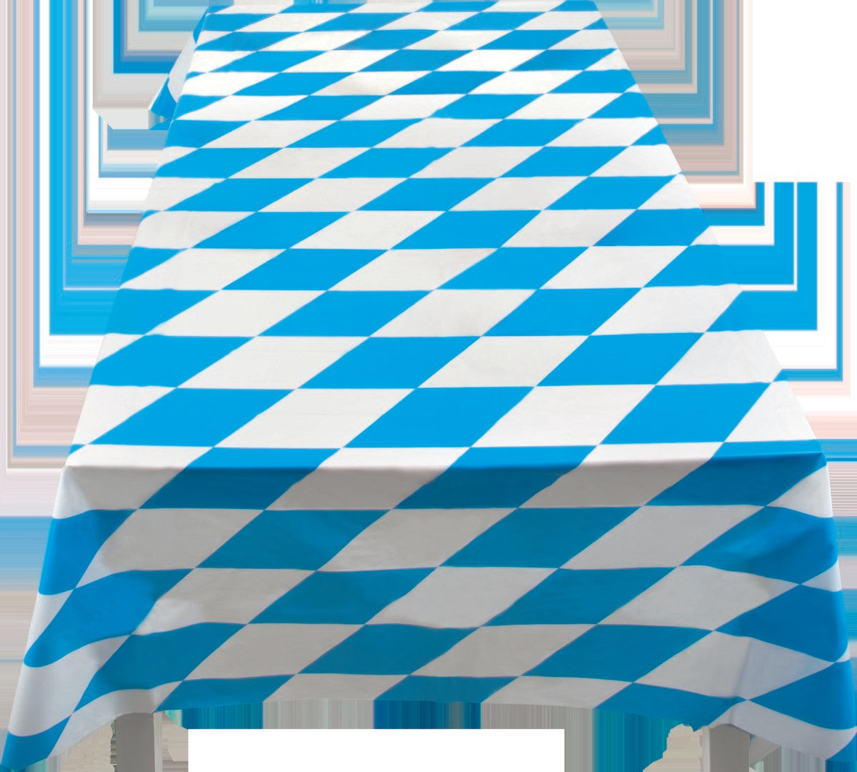 Nappe Oktoberfest bleue et blanche