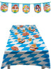 Nappe Oktoberfest bleue et blanche