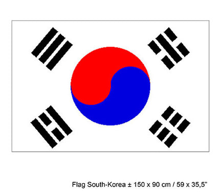 drapeau corée du sud 90x150cm