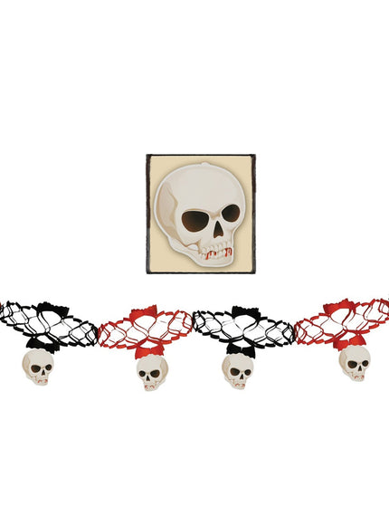 Guirlande tête de mort