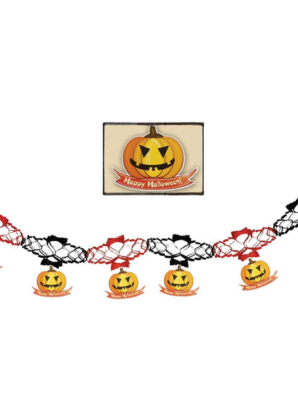 Guirlande citrouilles halloween