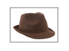 chapeau tribly imitation cuir marron