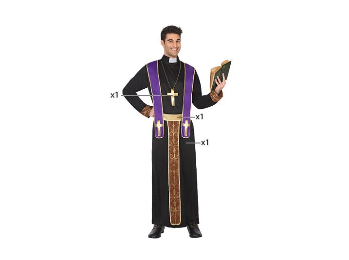 déguisement d'évêque 3pcs homme