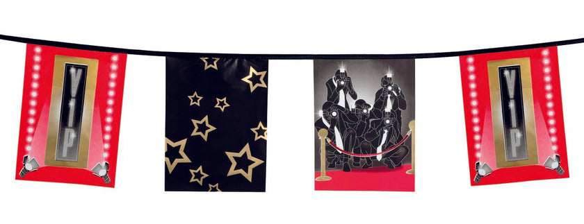 Guirlande fanions fête VIP - Elegant Collection