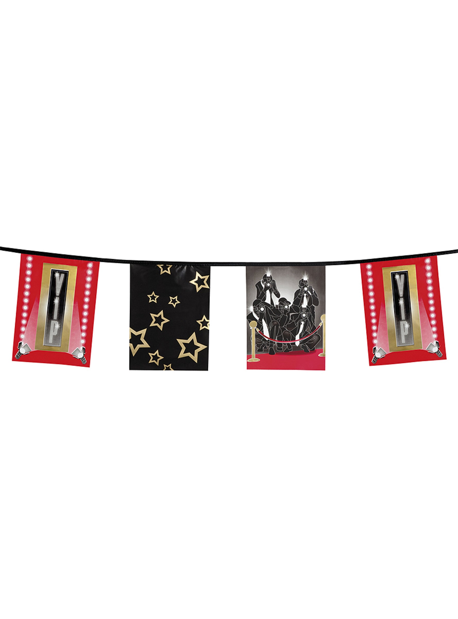 Guirlande fanions fête VIP - Elegant Collection