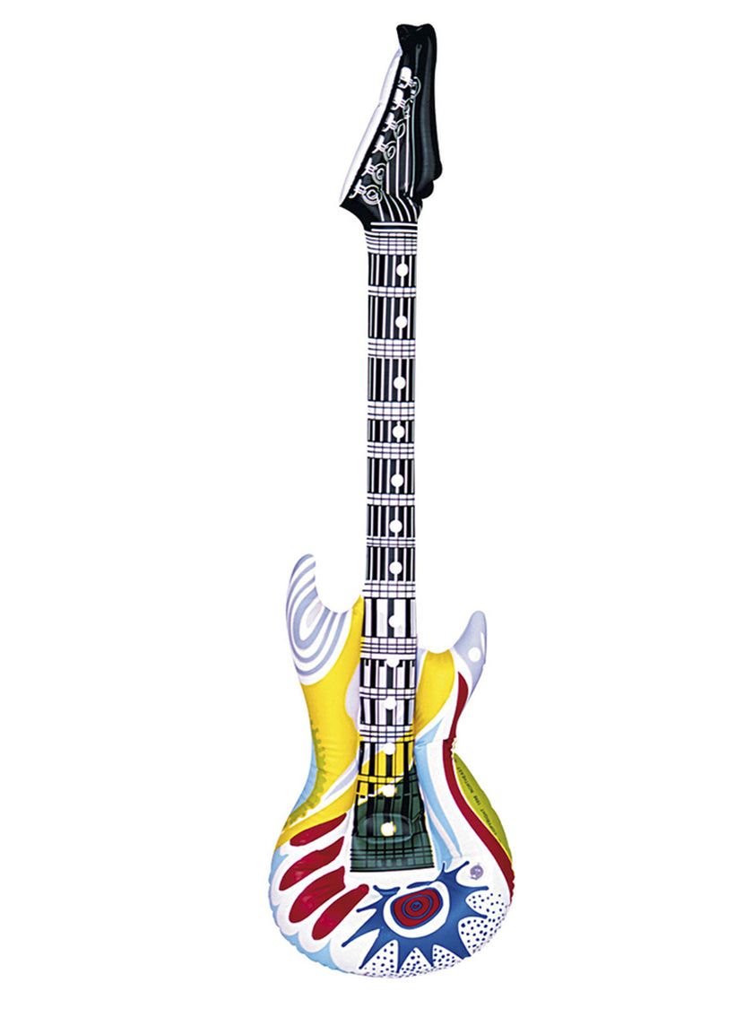 Guitare rock gonflable