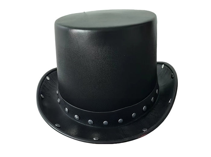 chapeau haut de forme steampunk noir adulte 13cm
