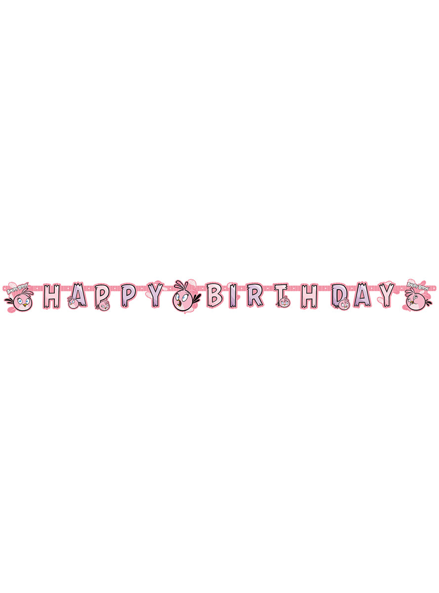 Guirlande Anniversaire Stella Angry Birds