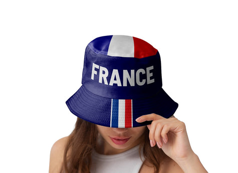 chapeau bob supporter france adulte