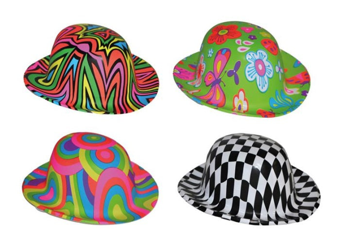 chapeau de fête couleurs en pvc mix enfant
