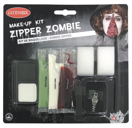 KIT MAQUILLAGE ZOMBIE FERMETURE ECLAIR