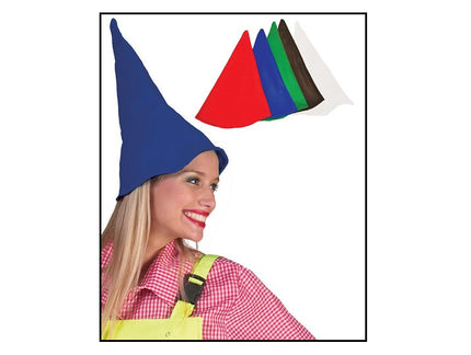 chapeau de lutin nain gnome pointu en feutrine vert