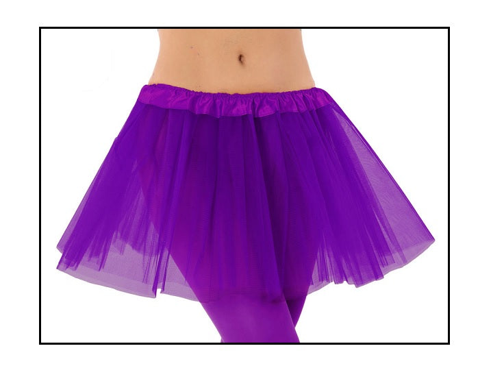 jupe en tulle tutu pour adulte violet 30cm