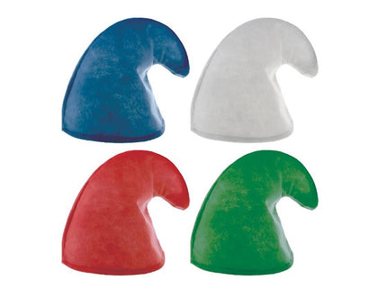 chapeau de lutin nain gnome en feutrine rouge