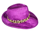 chapeau pimp fuchsia en feutrine