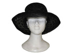 chapeau de femme arrondi noir