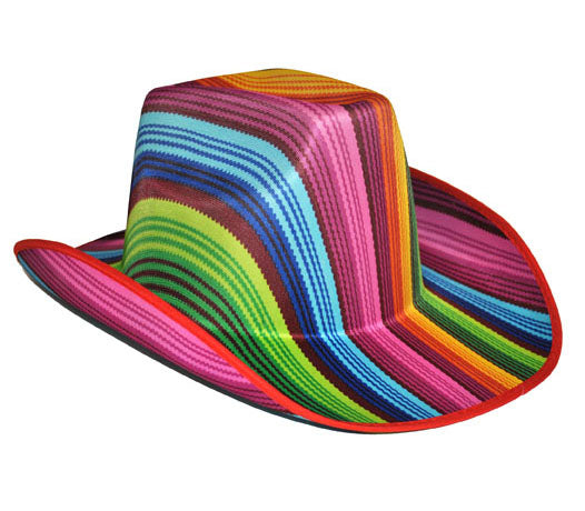 chapeau cowboy arc en ciel