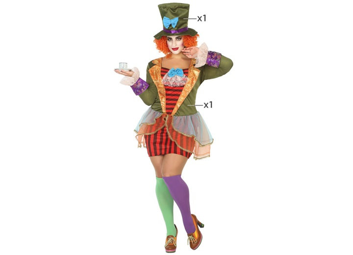 déguisement de chapelière folle 2pcs femme taille xl