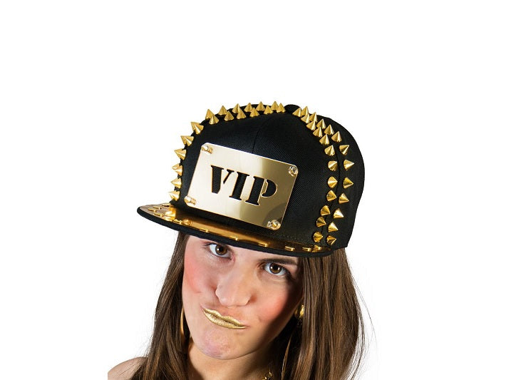casquette baseball vip à pointes luxe