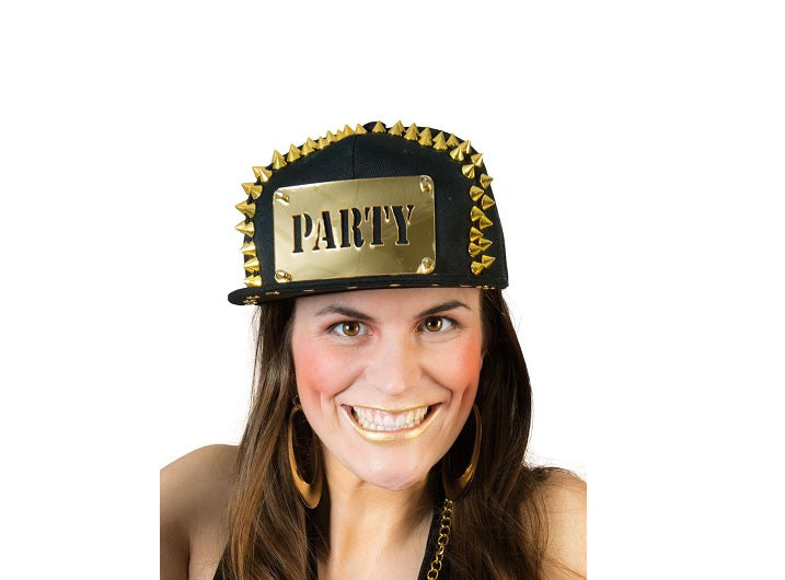 casquette baseball party à pointes luxe