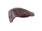 casquette simili cuir vintage marron adulte