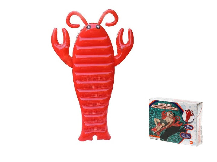 matelas gonflable langouste rouge 1.88x0.69m