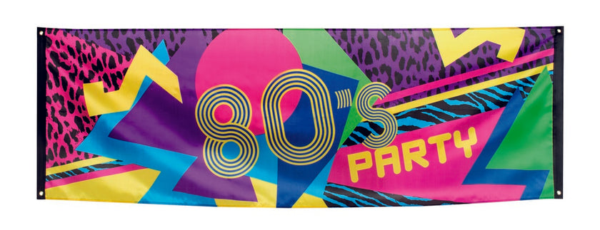 Affiche fête 80's