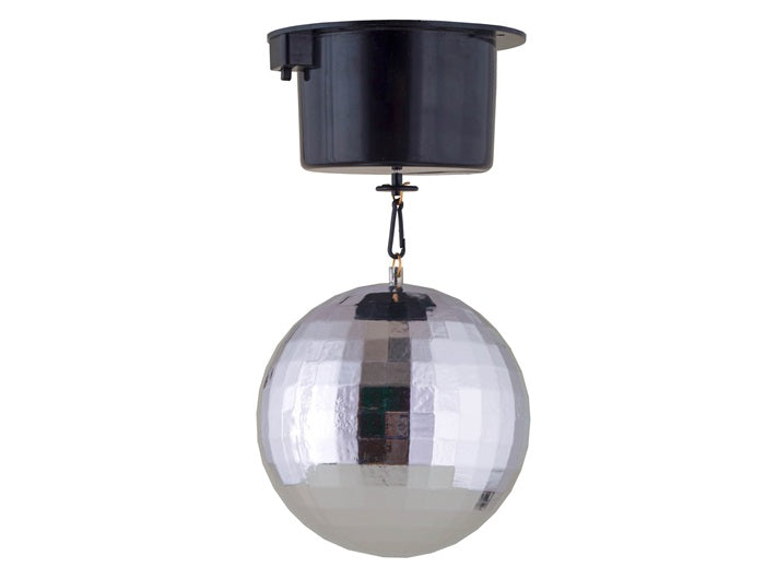 kit mini-boule à façettes avec moteur rotatif 12cm