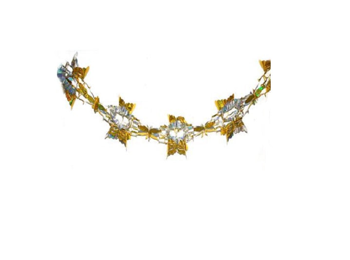 guirlande métallisée or 3m