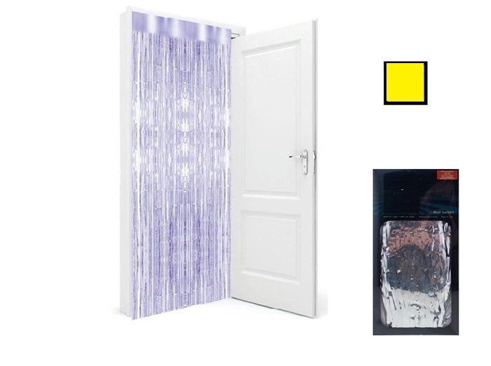 rideau de porte métallisé or 2x1m