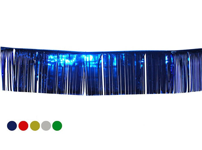 bordure de table guirlande à lamelles brillantes or 3x1m