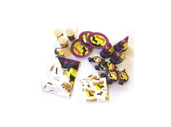 kit party halloween pour 6 personnes 31pcs