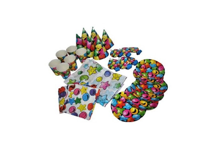 kit party émoticones pour 6 personnes