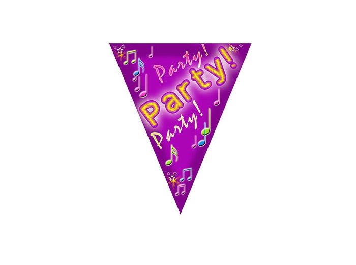 guirlande 10 fanions party 5m