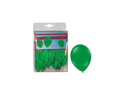 lot de 40 ballons latex opaques vert 25cm