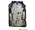 décoration murale happy new year 53cm