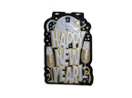 décoration murale happy new year 53cm