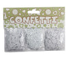 lot de 3 sachets confettis de table mariage blanc