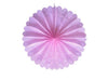 décoration ronde festonnée rose clair 50cm