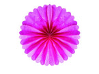 décoration ronde festonnée pink fuchsia 50cm